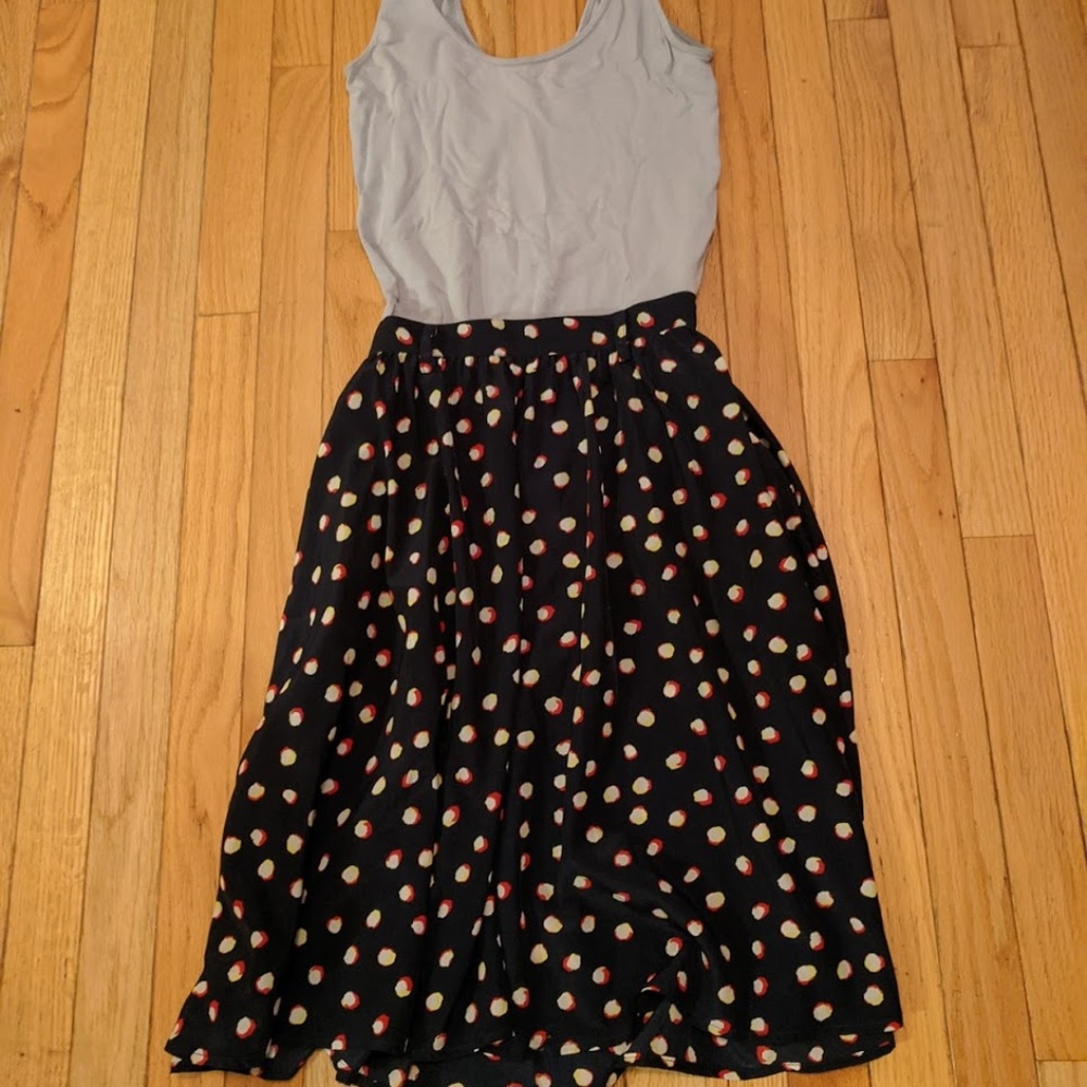 Vintage Polka Dot Skirt